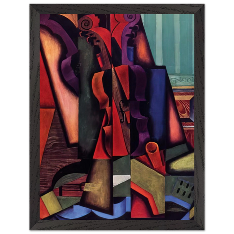 VIOLIN AND GUITAR 1913 by Juan Gris — Framed art print at Zephyeer
