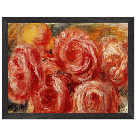Red Roses by Pierre-Auguste Renoir — Framed art print at Zephyeer