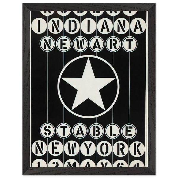 Robert Indiana, New Art, Stable New York by Robert Indiana — Framed art print at Zephyeer