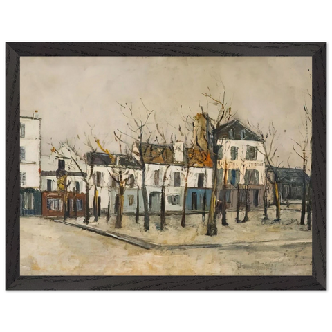 LA PLACE DU TERTRE 1910 by Maurice Utrillo — Framed art print at Zephyeer