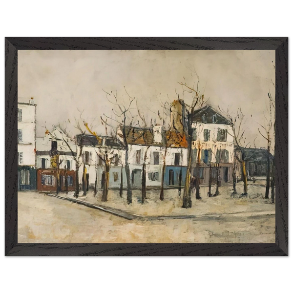 LA PLACE DU TERTRE 1910 by Maurice Utrillo — Framed art print at Zephyeer