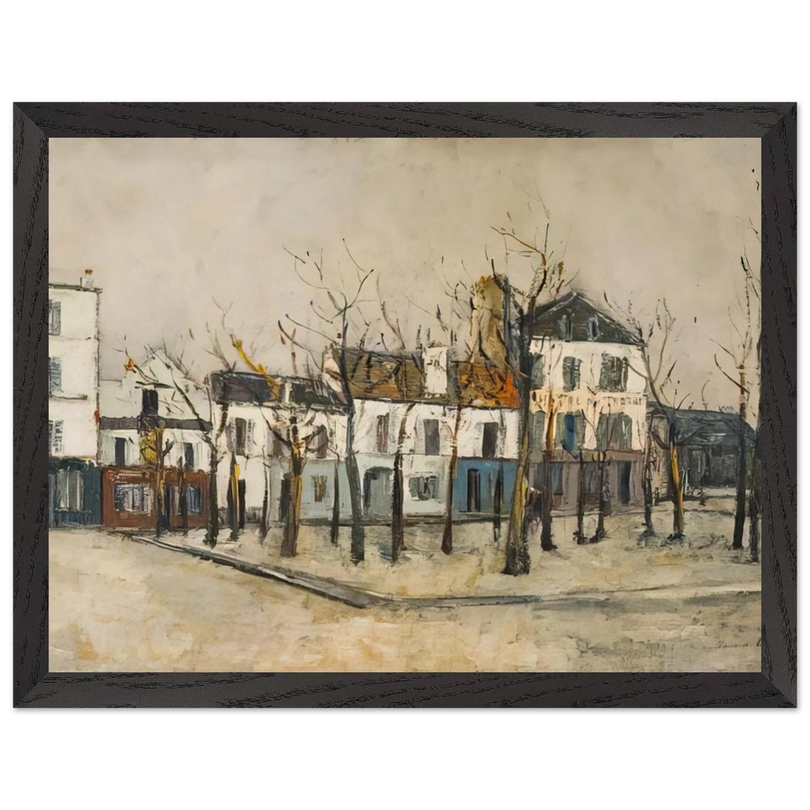 LA PLACE DU TERTRE 1910 by Maurice Utrillo — Framed art print at Zephyeer