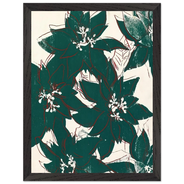 Poinsetta by Andy Warhol — Framed art print at Zephyeer