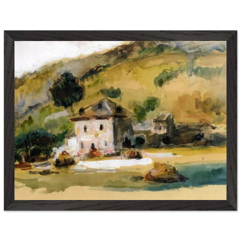 Near Aix En Provence by Paul Cézanne — Framed art print at Zephyeer