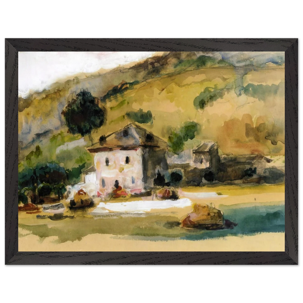 Near Aix En Provence by Paul Cézanne — Framed art print at Zephyeer
