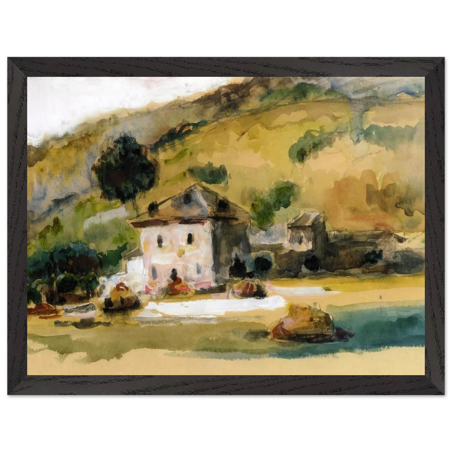 Near Aix En Provence by Paul Cézanne — Framed art print at Zephyeer