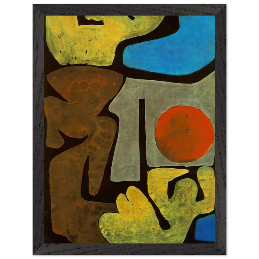PARK OF IDOLS 1938 by Paul Klee — Framed art print at Zephyeer