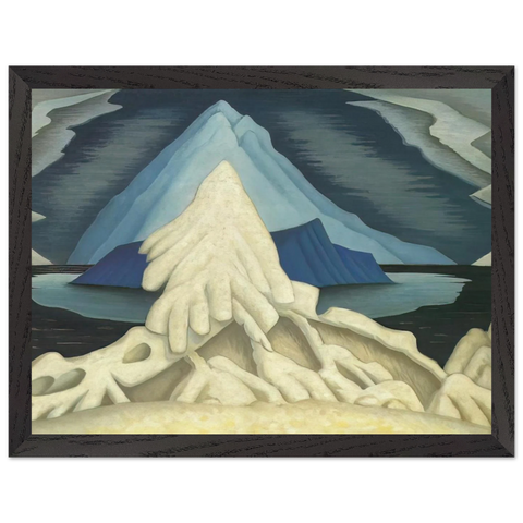 Winter comes from the Arctic to the Temperate Zone - 1935 by Lawren Harris — Framed art print at Zephyeer
