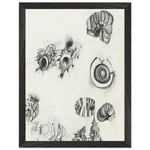 UNTITLED 1961 1 by Lee Bontecou — Framed art print at Zephyeer