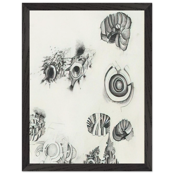UNTITLED 1961 1 by Lee Bontecou — Framed art print at Zephyeer