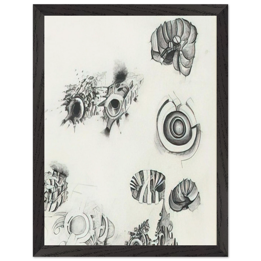 UNTITLED 1961 1 by Lee Bontecou — Framed art print at Zephyeer