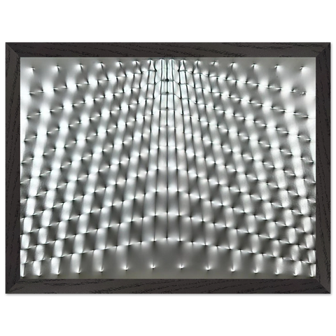 Superficie Argento - 1973 by Enrico Castellani — Framed art print at Zephyeer