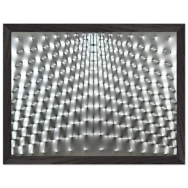 Superficie Argento - 1973 by Enrico Castellani — Framed art print at Zephyeer