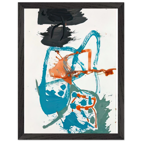 Winter Figure with Black Overhead, 1959- by Helen Frankenthaler — Framed art print at Zephyeer