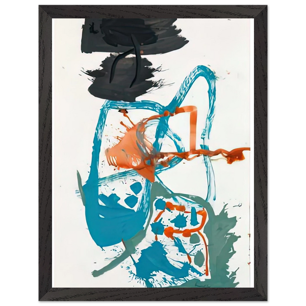 Winter Figure with Black Overhead, 1959- by Helen Frankenthaler — Framed art print at Zephyeer