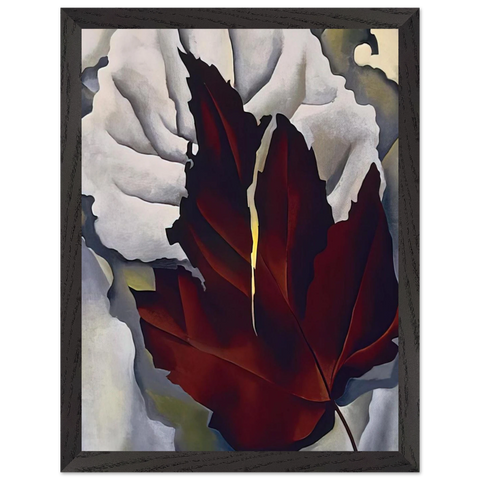 Pattern of Leaves by Georgia O'Keeffe — Framed art print at Zephyeer