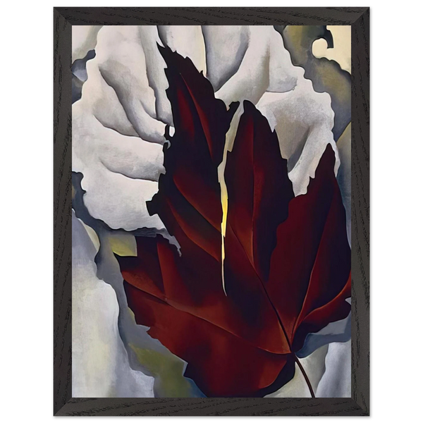 Pattern of Leaves by Georgia O'Keeffe — Framed art print at Zephyeer