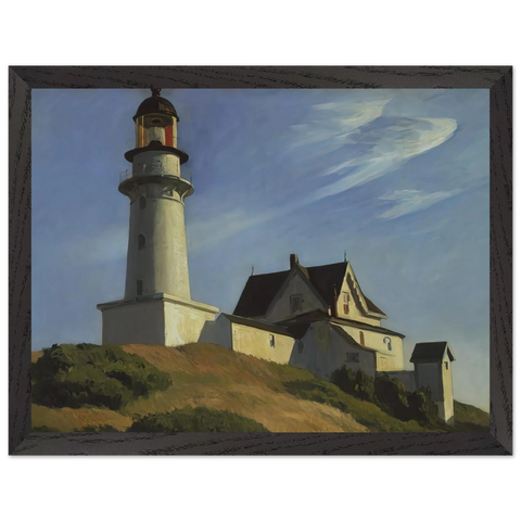 Lighthouse at Two Lights by Edward Hopper — Framed art print at Zephyeer