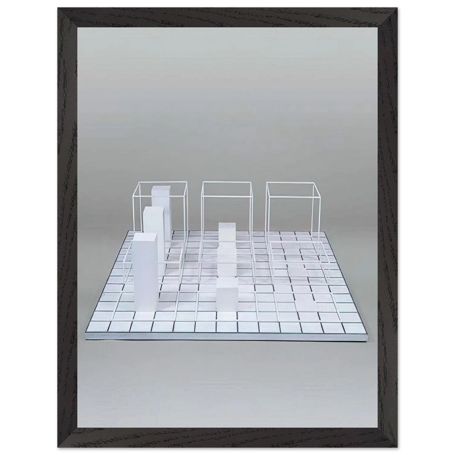 Serial Project Set B by Sol LeWitt — Framed art print at Zephyeer