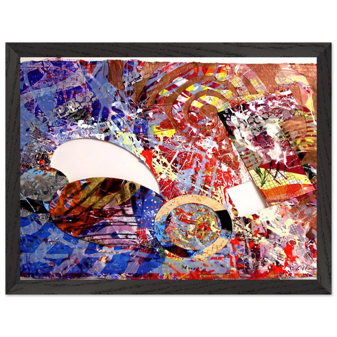 Manet I by Sam Gilliam — Framed art print at Zephyeer