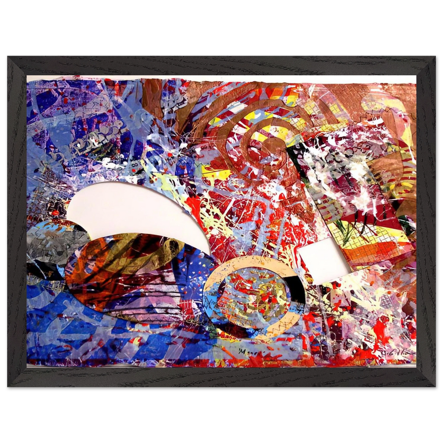 Manet I by Sam Gilliam — Framed art print at Zephyeer