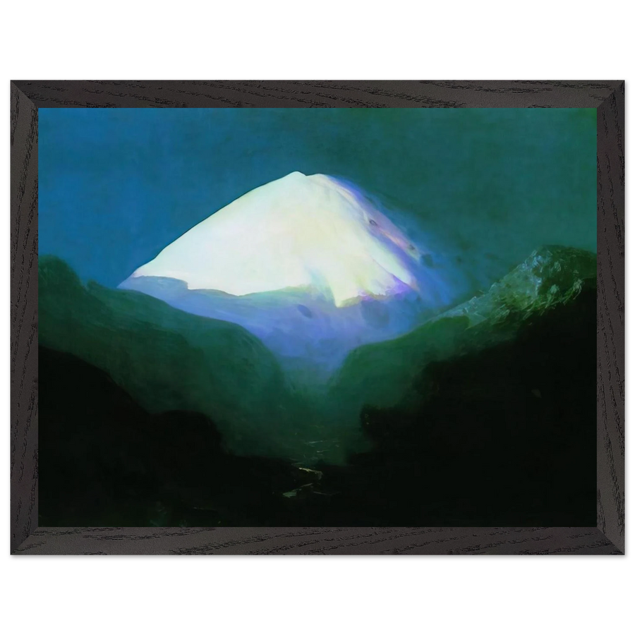 Elbrus. Moonlit Night by Arkhyp Kuindzhi — Framed art print at Zephyeer
