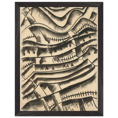 RIDGEFIELD LANDSCAPE by Man Ray — Framed art print at Zephyeer