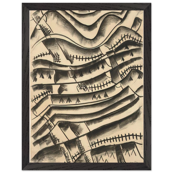 RIDGEFIELD LANDSCAPE by Man Ray — Framed art print at Zephyeer