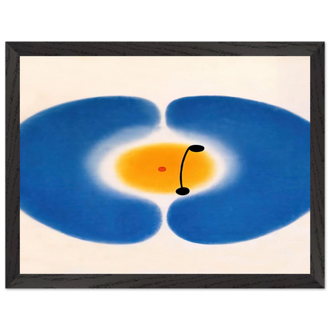 BLUE MANDALA 1978 by Victor Pasmore — Framed art print at Zephyeer