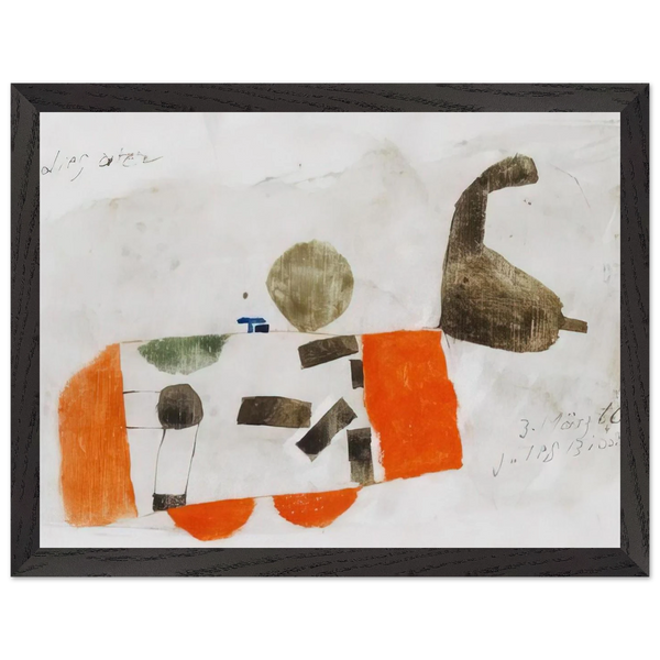 Komposition 3. März 60 - 1960 by Julius Bissier — Framed art print at Zephyeer