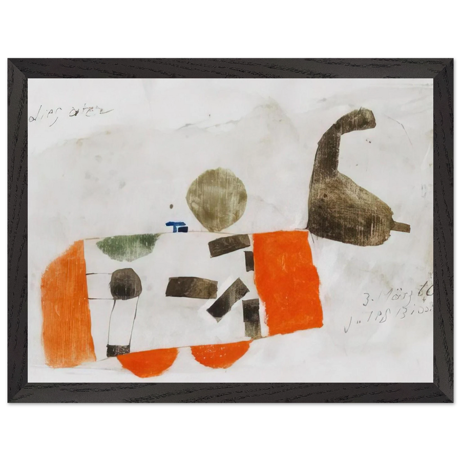 Komposition 3. März 60 - 1960 by Julius Bissier — Framed art print at Zephyeer