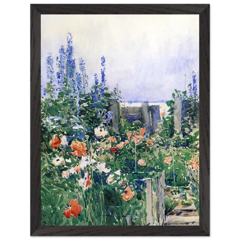 Home of the Hummingbird by Childe Hassam — Framed art print at Zephyeer