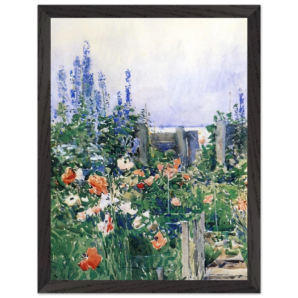 Home of the Hummingbird by Childe Hassam — Framed art print at Zephyeer