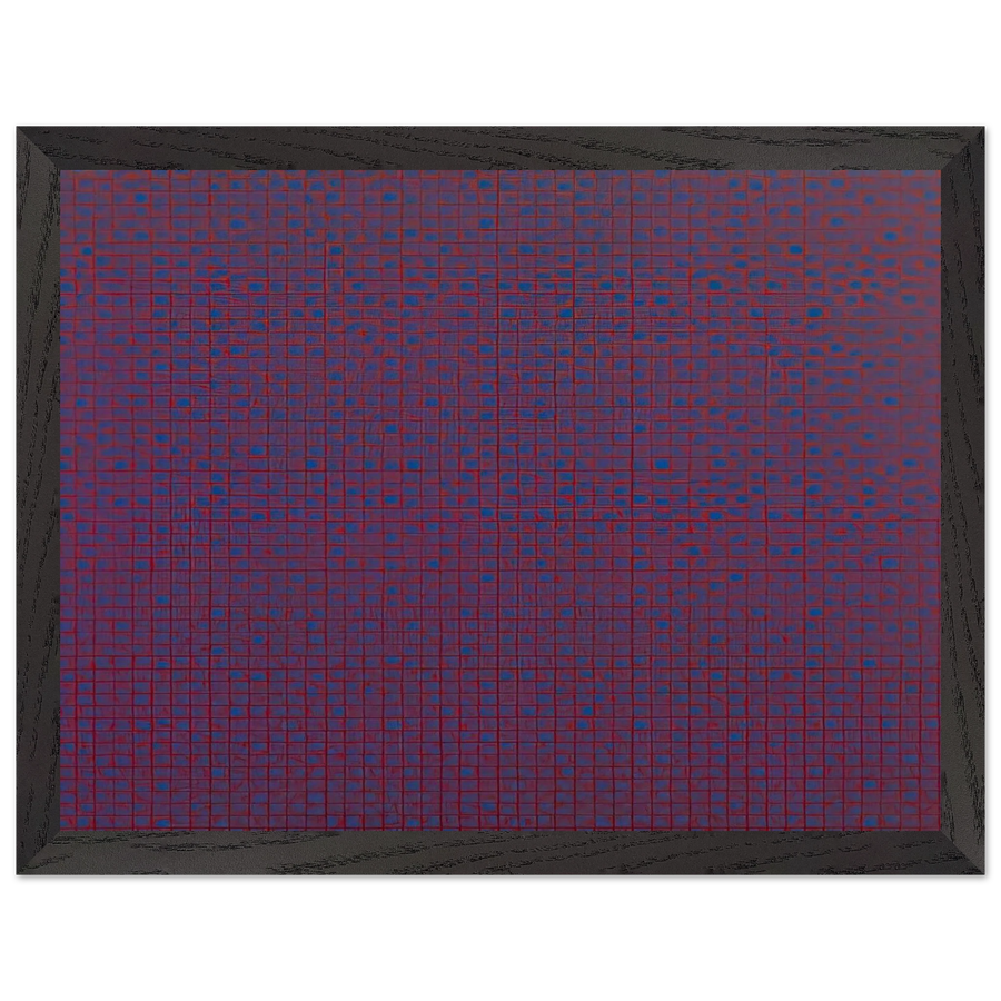 4 trames 22°5, 45°, 67°5, 90° - 1969 by Francois Morellet — Framed art print at Zephyeer