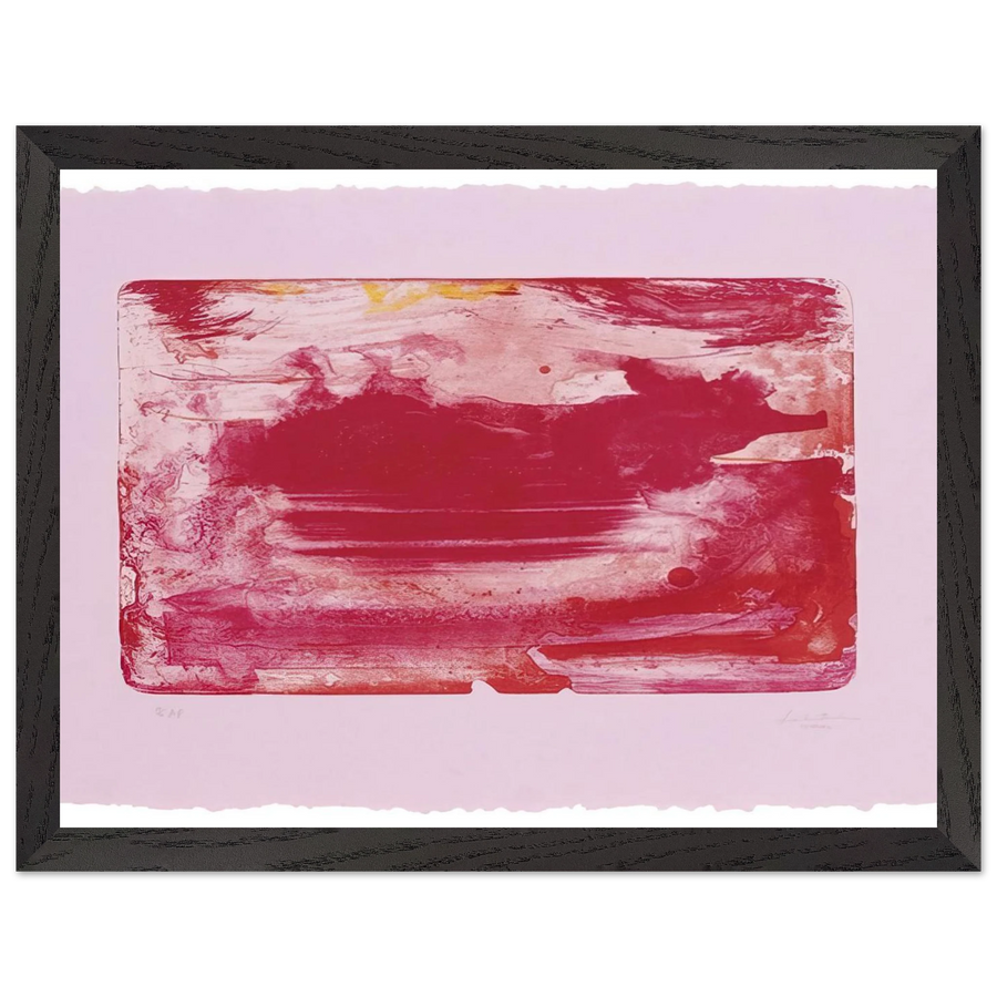 The Red Sea - 1982 by Helen Frankenthaler — Framed art print at Zephyeer