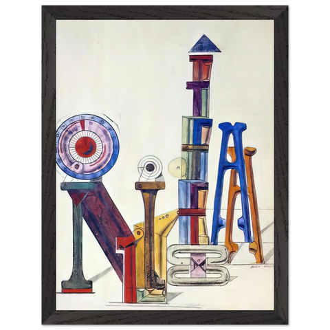La Grande Roue Orthochromatique… by Max Ernst — Framed art print at Zephyeer