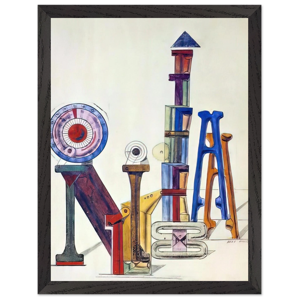 La Grande Roue Orthochromatique… by Max Ernst — Framed art print at Zephyeer