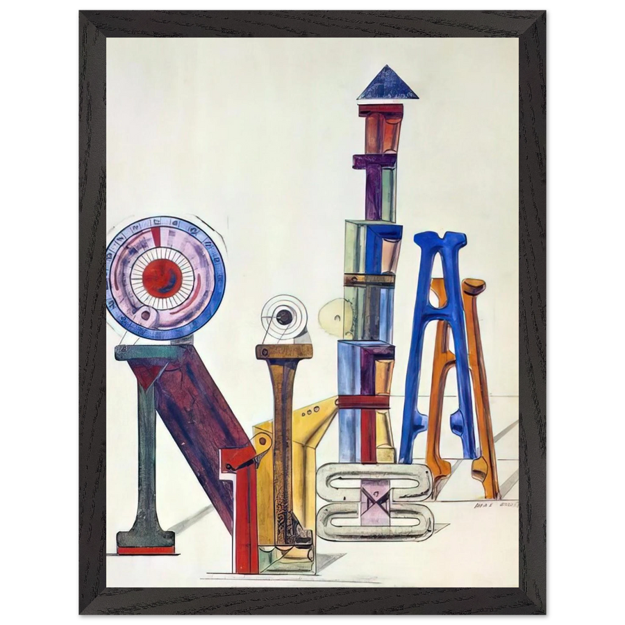 La Grande Roue Orthochromatique… by Max Ernst — Framed art print at Zephyeer