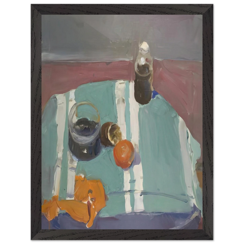 Still Life with Orange Peel by Richard Diebenkorn — Framed art print at Zephyeer