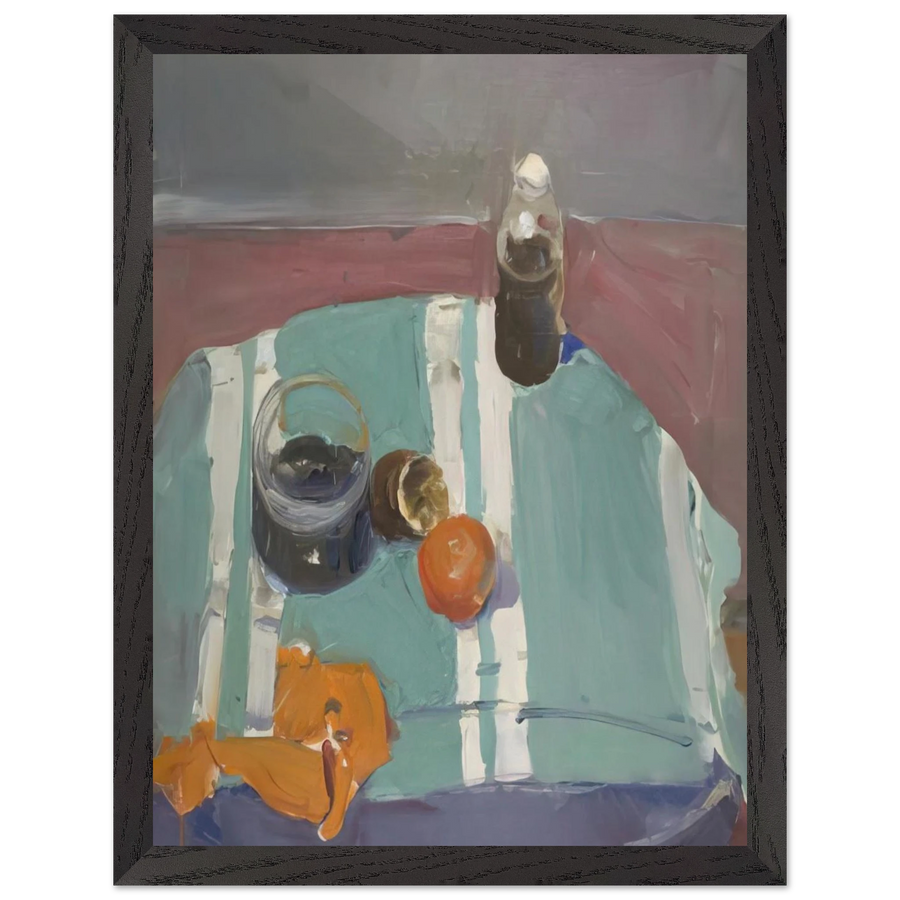Still Life with Orange Peel by Richard Diebenkorn — Framed art print at Zephyeer