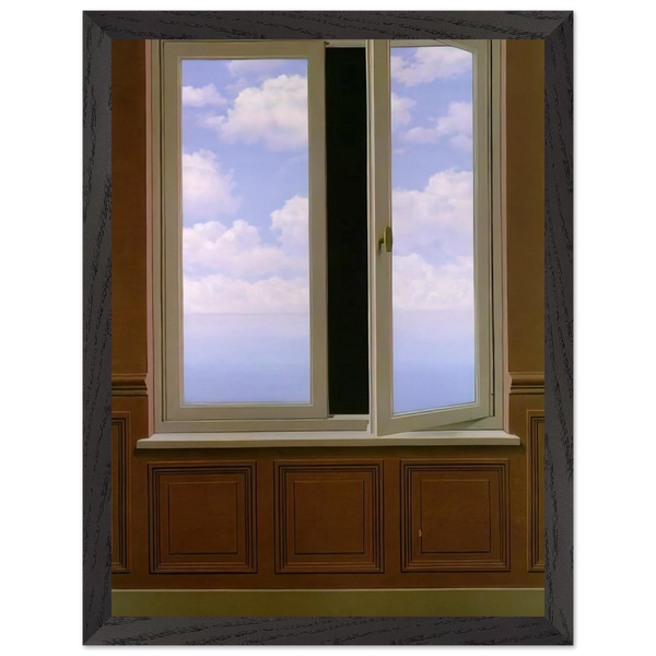 THE LOOKING GLASS 1963 by Rene Magritte — Framed art print at Zephyeer