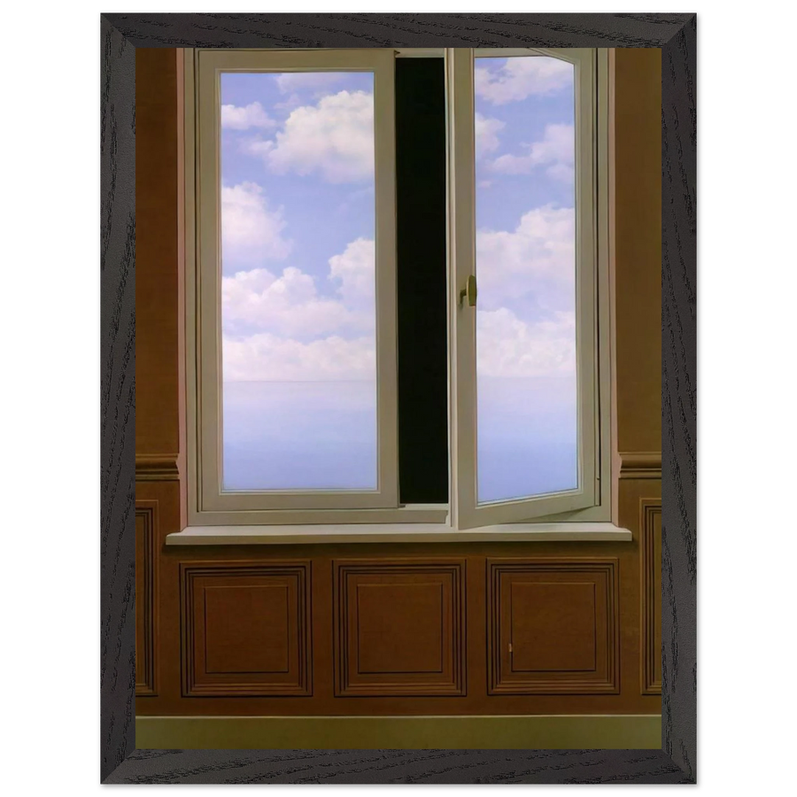 THE LOOKING GLASS 1963 by Rene Magritte — Framed art print at Zephyeer