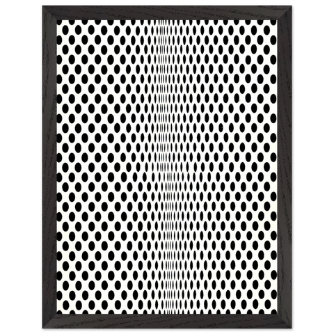 FISSION 1963 by Bridget Riley — Framed art print at Zephyeer