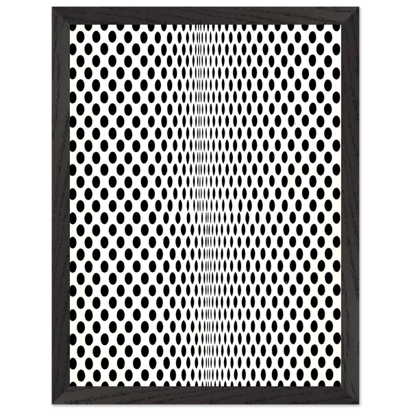 FISSION 1963 by Bridget Riley — Framed art print at Zephyeer