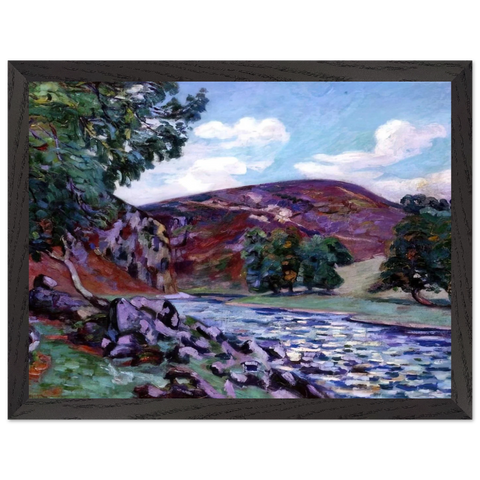 Paysage à Crozant - 1900 by Armand Guillaumin — Framed art print at Zephyeer