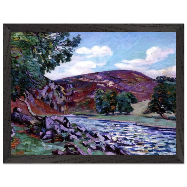 Paysage à Crozant - 1900 by Armand Guillaumin — Framed art print at Zephyeer