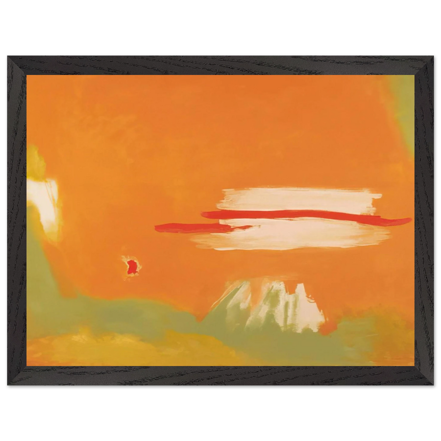 RED ACROSS 1996 by Esteban Vicente — Framed art print at Zephyeer