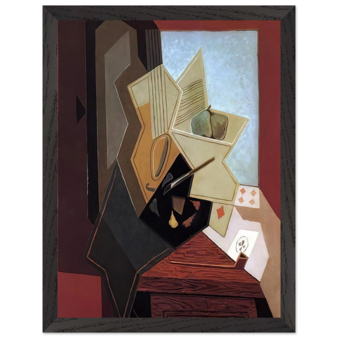THE PAINTER S WINDOW 1925 by Juan Gris — Framed art print at Zephyeer