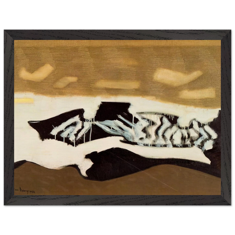 Breaking Sea - 1952 by Milton Avery — Framed art print at Zephyeer