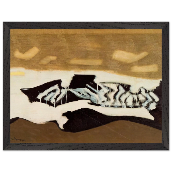 Breaking Sea - 1952 by Milton Avery — Framed art print at Zephyeer